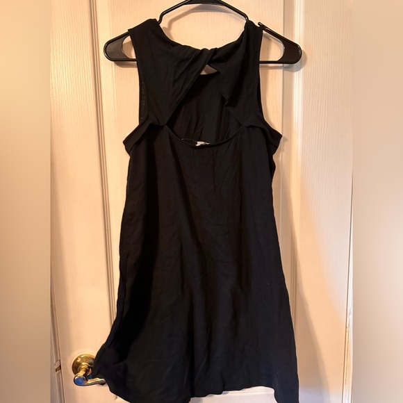 J. Crew. Size S. Black sleeveless dress. Twist back. Summer 2019. - Picture 3 of 3